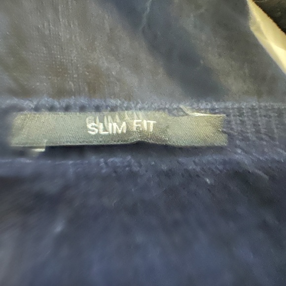 3 Strellson Men's Merino Wool/Linen Sweaters, Navy/Black plaid, L. blue, Black - Picture 3 of 10